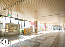 阪急「西宮北口」駅、南側の改札